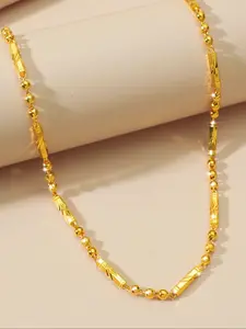 Exquisite hexagonal pillar Buddha bead necklace, Goddess necklace, adjustable design, 24K copper plated women's necklace, suitable for girlfriends to wear, suitable for Valentine's Day and weddings