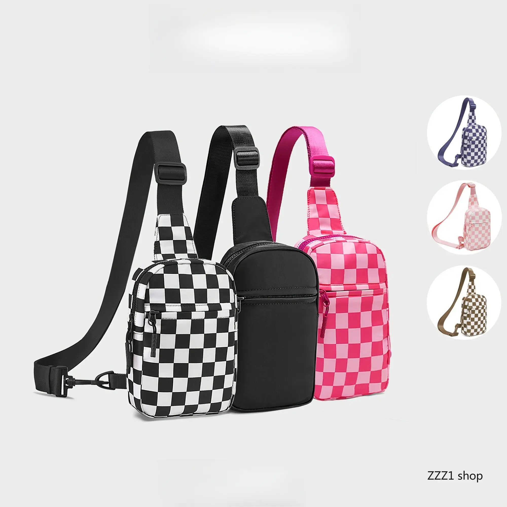 Unisex Mini Cute Casual Crossbody Bags - Black Sports Crossbody Shoulder Handbag with Stylish Design, Extended Shoulder Strap, Ideal for Cycling, Casual Outings