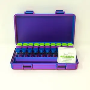 30-Vial 3mL Combo Vault with VialLock, Hard-Shell Case, Accessory Storage & Compartment