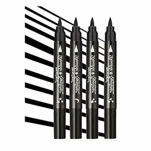 Winged Eyeliner Stamp Waterproof Long Lasting Liquid Eyeliner Pen Eye Makeup Kit - Small Lipliner Brush