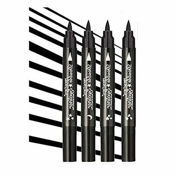 Winged Eyeliner Stamp Waterproof Long Lasting Liquid Eyeliner Pen Eye Makeup Kit - Small Lipliner Brush