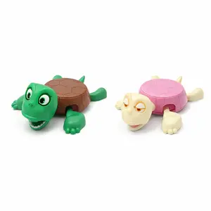 1 Pc Funny Interactive Turtle Coaster, Novelty Stress Relief Desk Toy for Adults