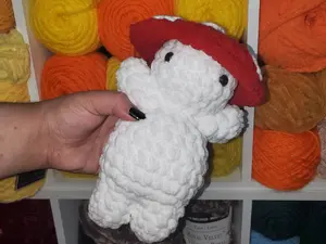 Mushroom Plushie, Crochet Mushroom Plush, Mushie Plushie, Stuffed Mushroom, Red Mushroom, Cottagecore Decor