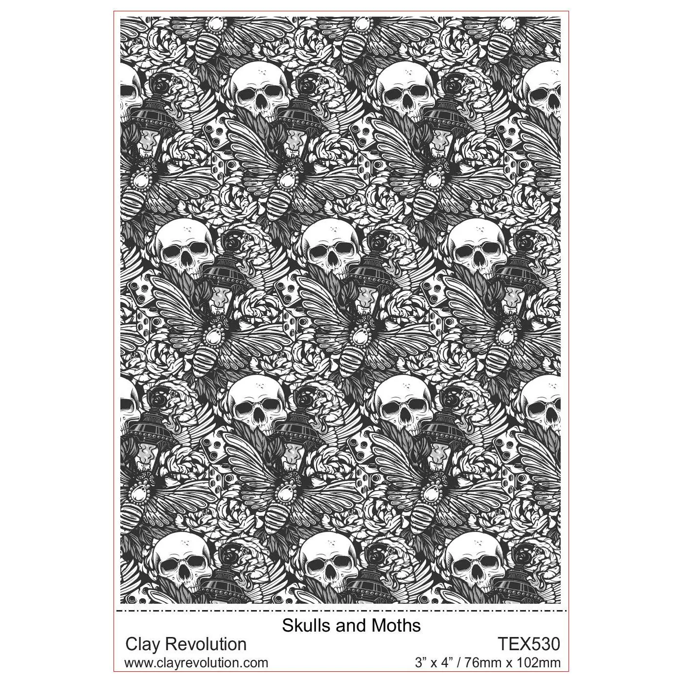 Skulls and Moths Texture Sheet