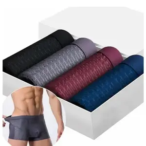 Breathable mesh ice mesh underwear men's boxer briefs fashionable men's underpants Menswear Lingerie