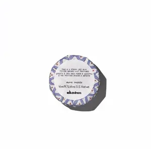 Davines This is a Strong Dry Wax 15ml Texturizing Hair Wax for Soft Definition & Separation Matte Finish Residue-Free