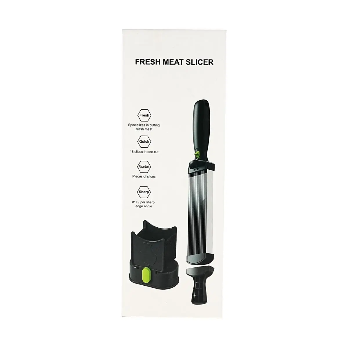 Chinese Brand Multi-functional Manual Meat Slicer - Professional Kitchen Tool for Slicing, Shredding, Dicing - Compact 33.5x6cm