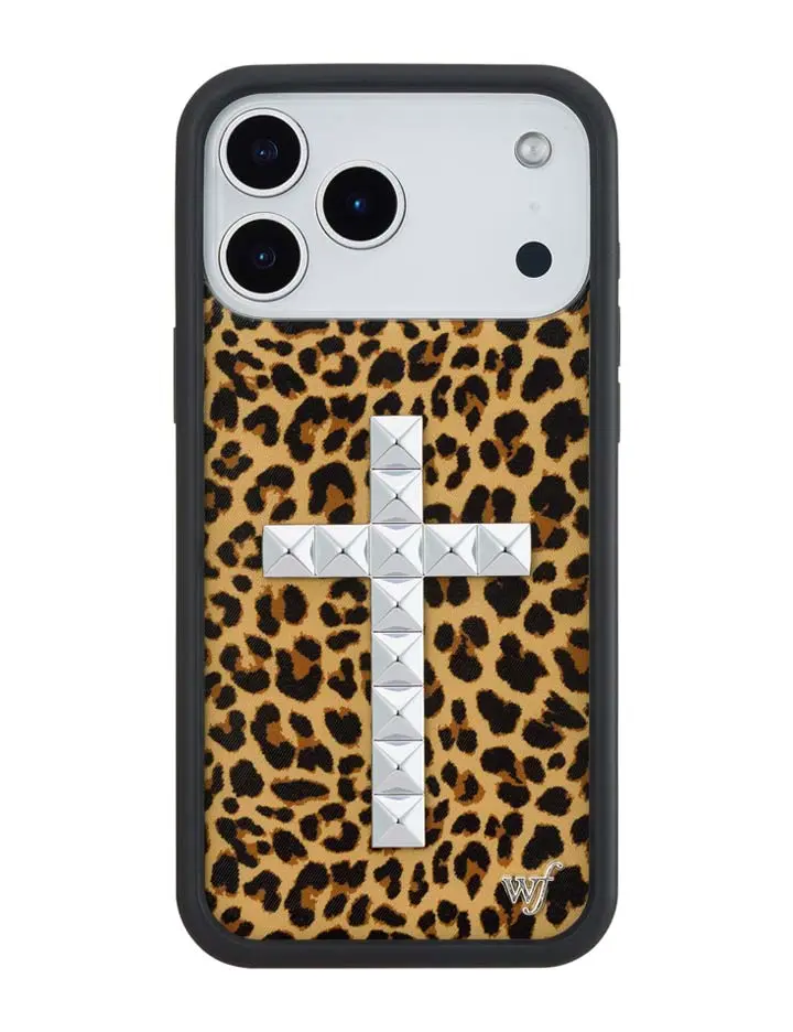 Stud Cross Meow iPhone Case