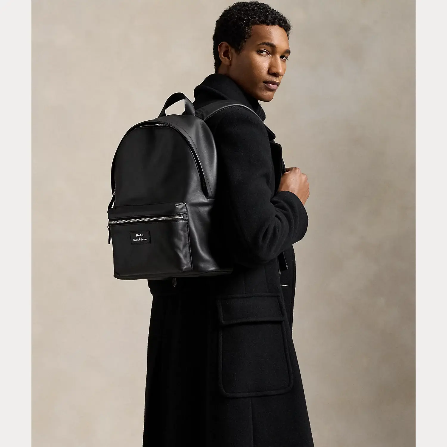 Polo Ralph Lauren - Smooth Leather Backpack Polo Ralph Lauren - Smooth Leather Backpack