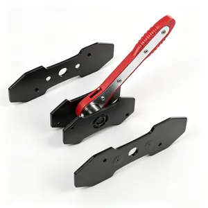 CROSSDESIGN Universal Car 360° Ratcheting Brake Piston Spreader Wrench Caliper Pad Install Tool Press Ratchet Vehicle repair tool Red Blue