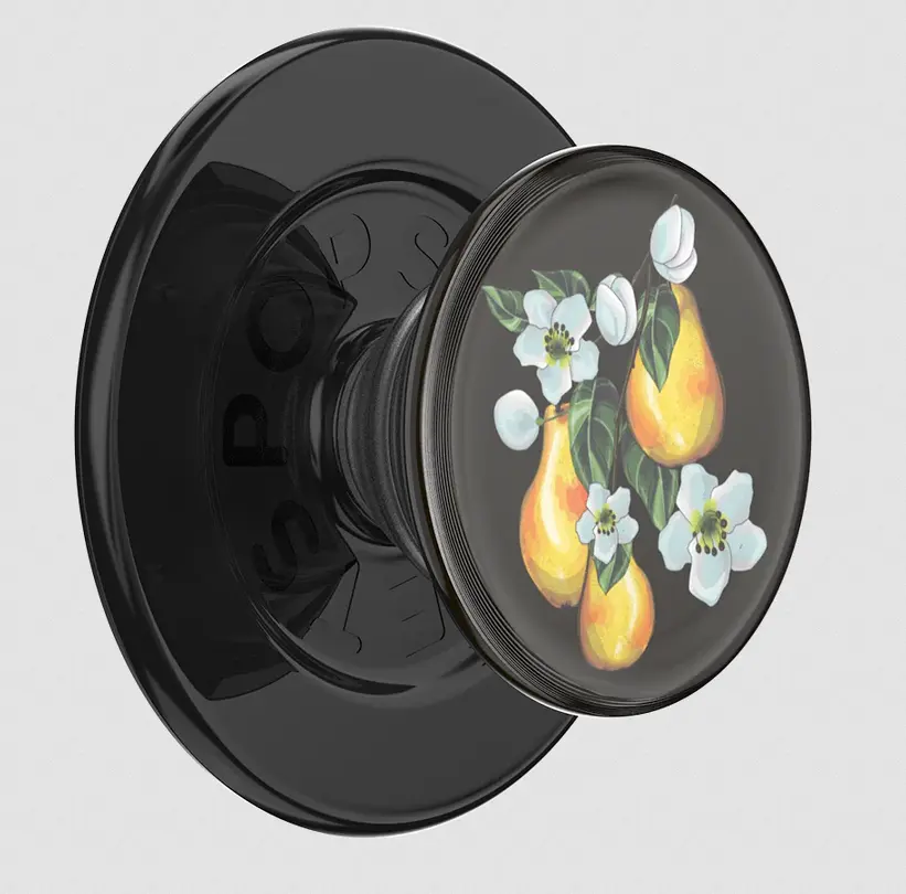 PopSockets MagSafe PopGrip Phone Holder, Pear Blossom Design, Smartphone Mount, Phone & Electronics Accessories