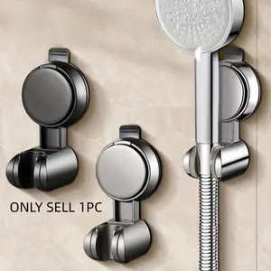 Suction Cup Shower Stand, Adjustable Handheld Shower Bracket, Wall Mounted Shower Head Holder, Bathroom Accessories
