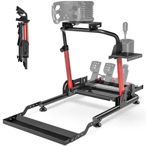 【FathersDayGift】ARES WING Sim Racing Wheel Stand & Cockpit- Universal Cockpit Stand Compatible with Fanatec, Thrustmaster, Logitech & Moza, for PS5, PS4, Xbox and PC, Not Included Wheel,Pedals & Shifter