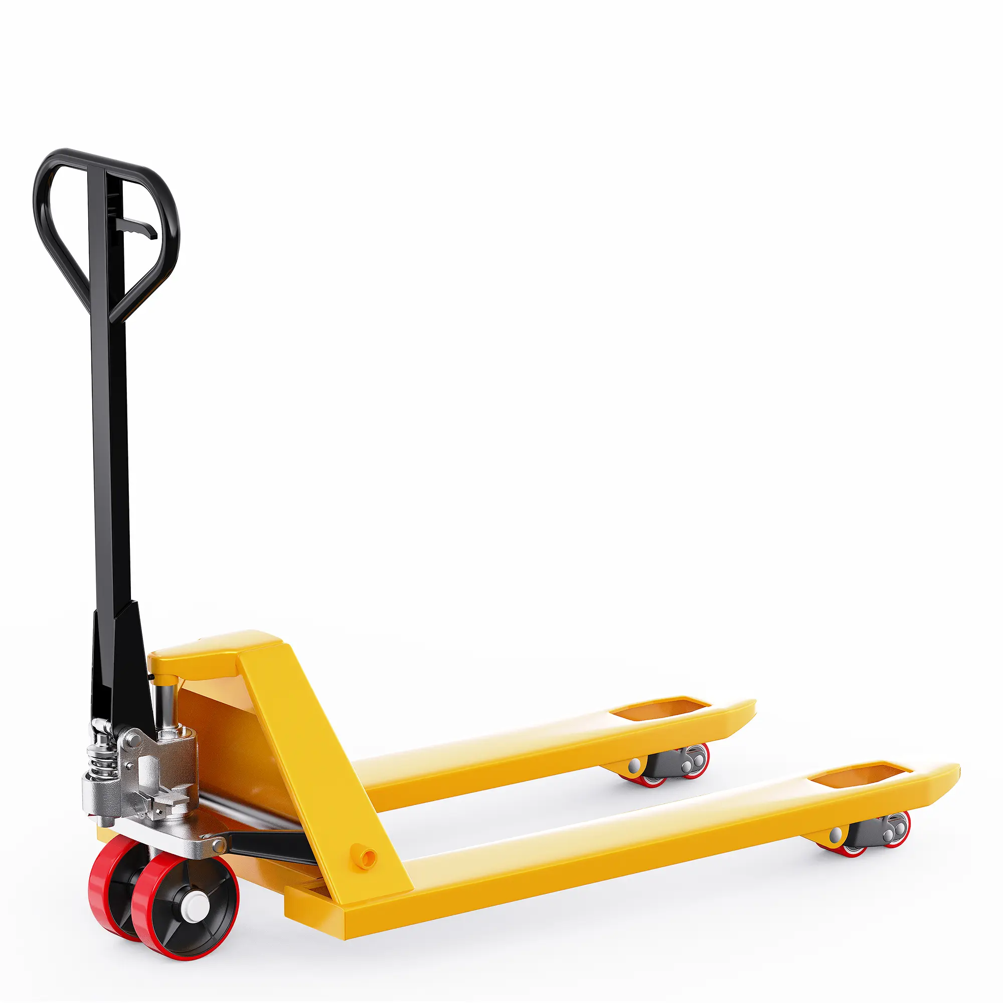 【DealsForYouDays】Manual Pallet Jack,Capacity Heavy Duty Hand Pallet Truck 22" x 47" / 27" x 46" Forks, Hand Pallet Jack Industrial Grade Hydraulic High Lift Pallet Jack for Warehouse Material Handling 5500lb/6600lb Polyurethan / Nylon casters