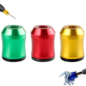 Strong Magnetic Screw Holder Ring, 2026 New Screwdriver Head Magnetic Ring Bit, Universal Magnetic Screw Holder for Drill, Anti-Slip Screwdriver Holder for Power Tools, Mechanics & Carpenters