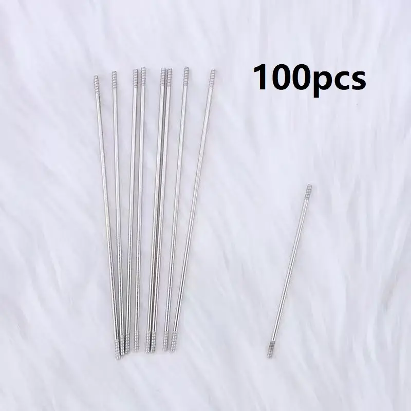 100 DIY Beaded Pen Extenders, Creative Holiday Party Stationery, School Supplies for Ballpoint Pens with 117 mm and 97 mm Wires, Fashion Writing School and Office Gifts