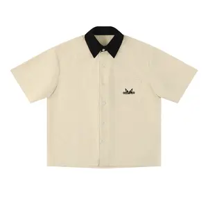 Unisex Color Block Short Sleeve Shirt