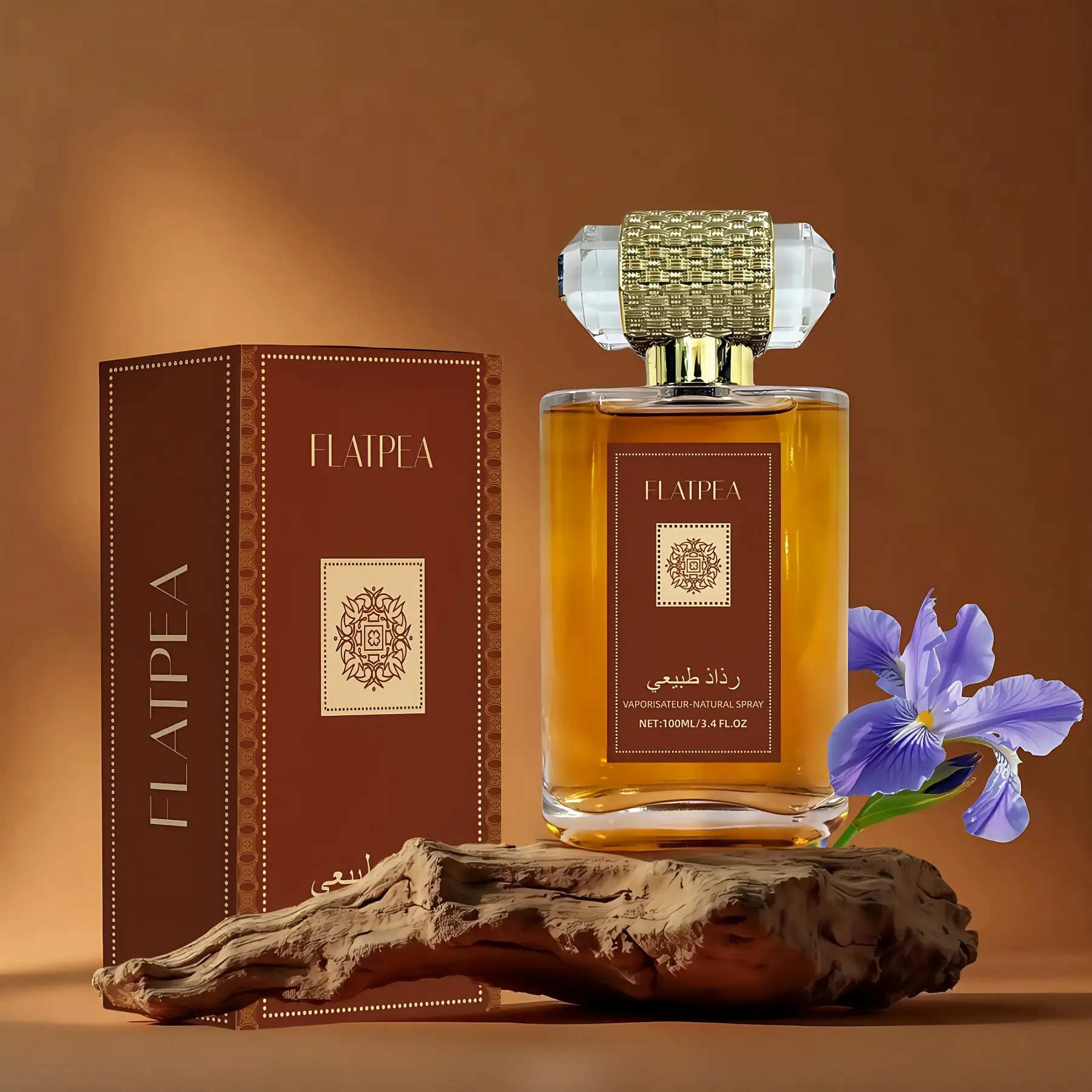 Men's Perfume Spray 100ML, Woody Sandalwood Scent Aromatic Woody Long-Lasting Fragrance, Ideal Gift for Daily Use, Dates, Vacations, Parties, Captivating Fragrance