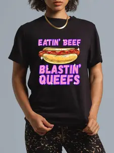 Cotton Dumb Queef Humor Women's Embarrassing Queef Blaster T-Shirt