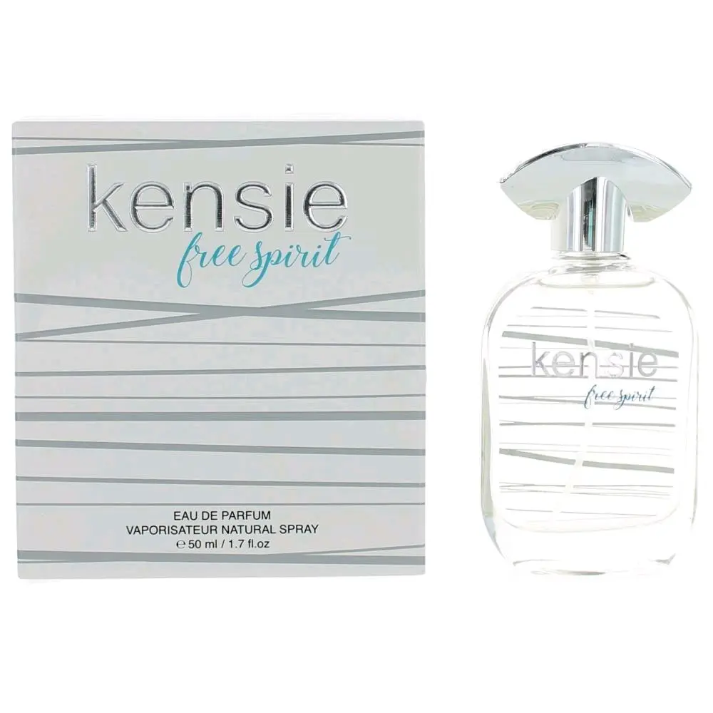 Kensie Free Spirit EDP for Women, Perfume Spray with Notes of Fresh Fruits, Violet Blend & Coconut, 1.7 fl oz Bottle, Spray Bottle, 1 To 1.9 Fl Oz, Floral, Jasmine, Lemon, Signature Scent, Women's Fragrance, Citrus, Musk, Rose, Vanilla, Smelling Good, Spi