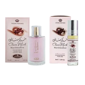 (2pc Bundle Pack) Choco Musk Marshmallow - 6ml Perfume Oil Roll-On + 50ml Perfume Spray by Al-Rehab