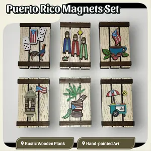 Puerto Rico Fridge Magnet Bundle