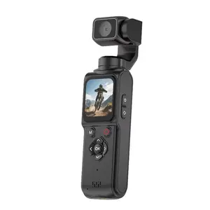 4K Handheld Gimbal Pocket Camera M105 - Perfect for Vlogging, Outdoor Adventures, and Travel Photography with Smooth Rotating Shots