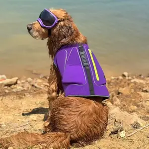 MudPuppy Pet Life Jacket Premium Caninel Life Vest and a pet bath towel is also included as a gift