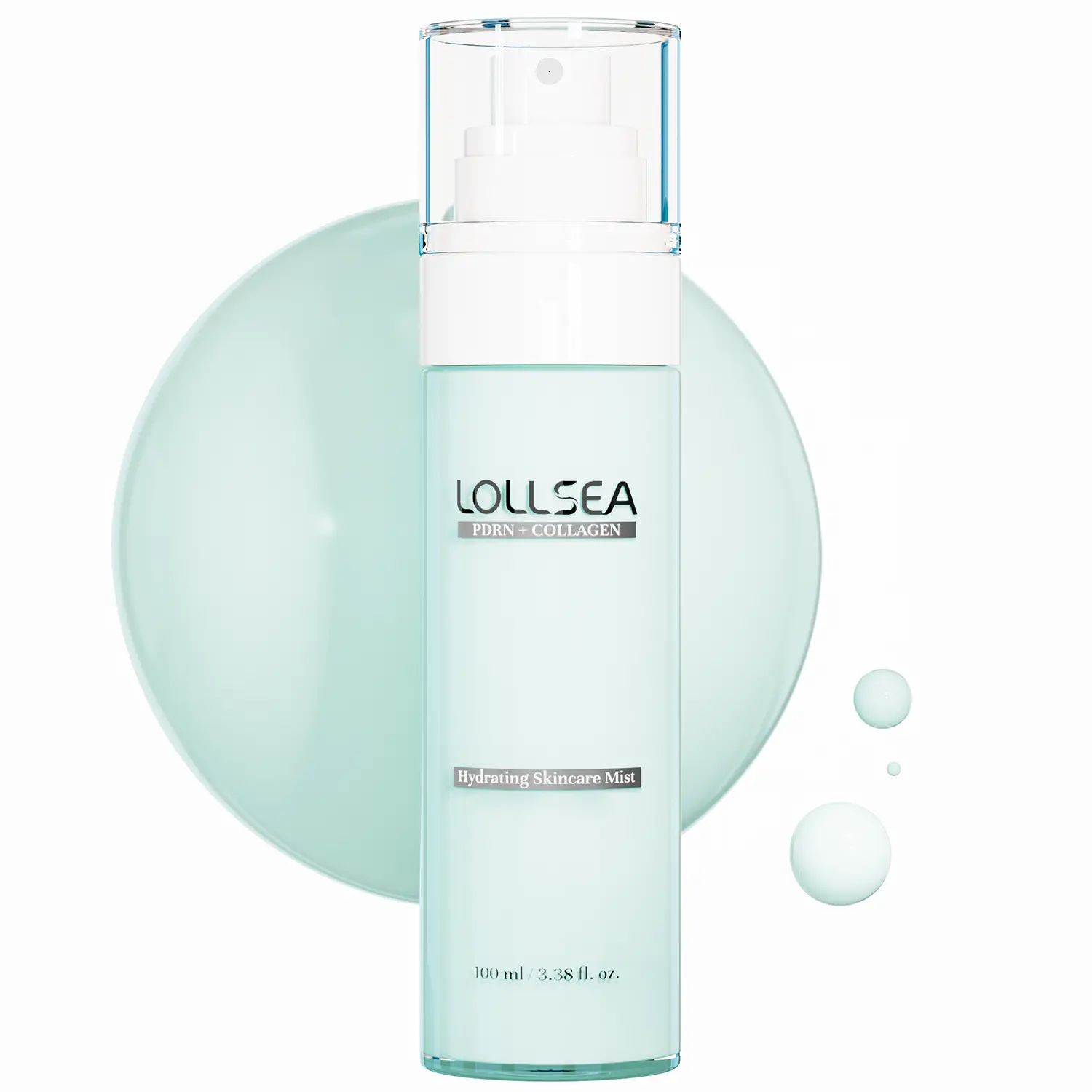 LOLLSEA PDRN Collagen Hydrating Skincare Mist (100ml) | 2-in-1 Lotion & Micron Mist Spray | Barrier Repair, Anti-Aging & Glass Skin Glow