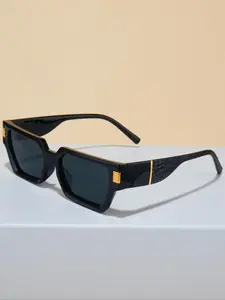 Summer Geometric Frame Sunglasses, Stylish Glasses, Unisex Fashion Travel Accessories, Lightweight Durable Outdoor UV Protection Eyewear, Modern Trendy Sunglasses