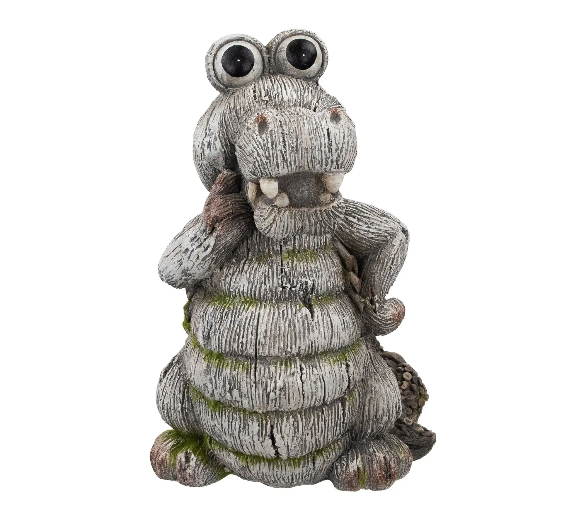 Northlight Sassy Crocodile Outdoor Garden Statue - 13.25" Northlight Sassy Crocodile Outdoor Garden Statue - 13.25"