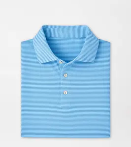 Performance Jersey Polo Shirt Master Golf 2026 Blue Patterned Design Comfortable Fit