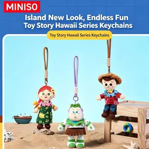 Disney Toy Story Hawaii Series Plush Charm, Cute Woody Buzz Lightyear Jessie Summer Island Vibe Keychain, Kawaii Backpack Purse Accessory, Collectible Blind Box Toy Gift,Holiday Gift Birthday Gift summerwins