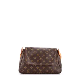Pre-owned Louis Vuitton Canvas Coated Top Handle Bags Looping Handbag Monogram Canvas Mini by Rebag