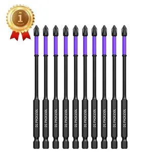 Impact Drill Bit Set High Torque Hardness, Anti-Slip Impact Screwdriver Bits, Strong Magnetic Cross Phillips Head, Electric Tool Accessories