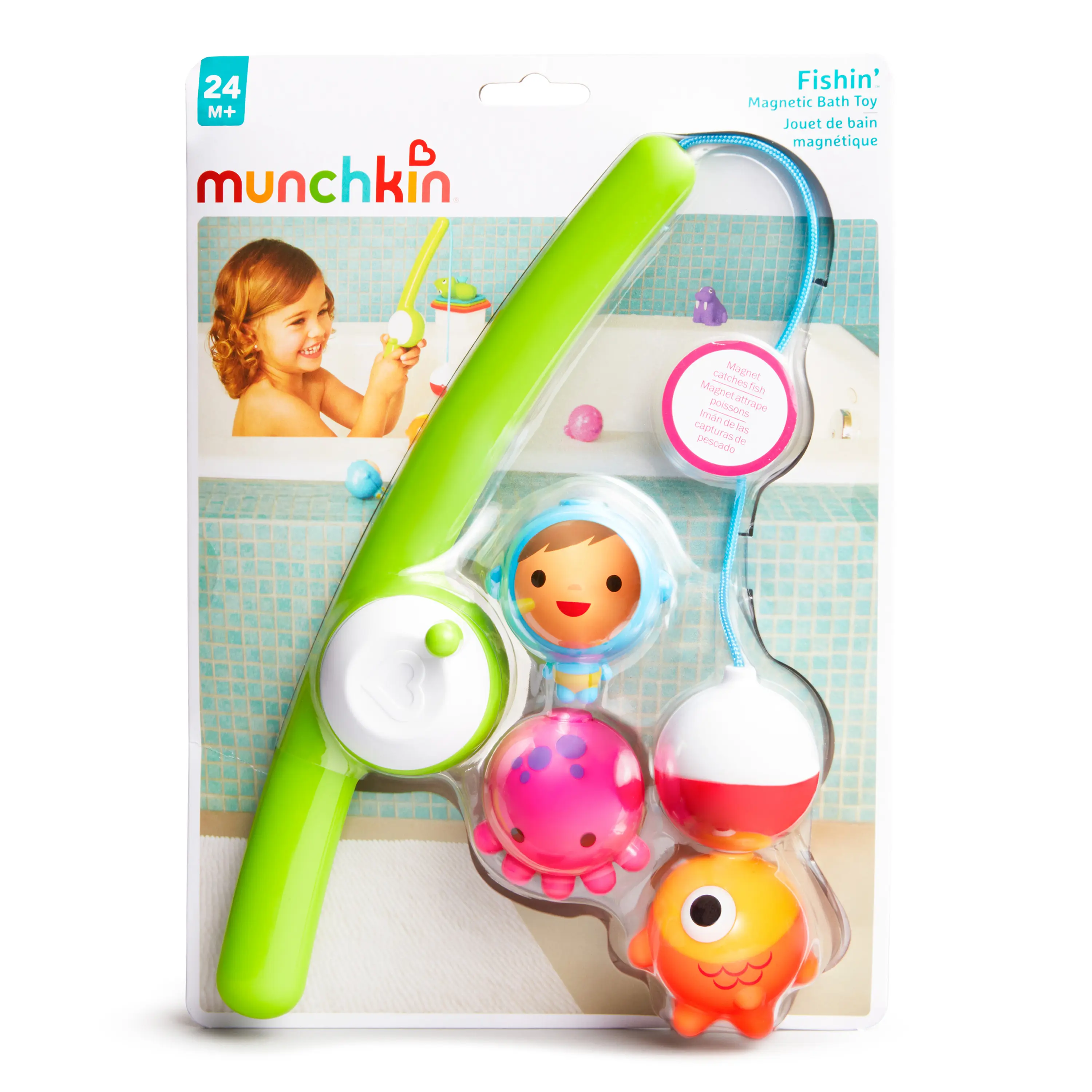 Munchkin Fishin’ Magnetic Bath Toy - 24+ Months Old Munchkin Fishin’ Magnetic Bath Toy - 24+ Months Old