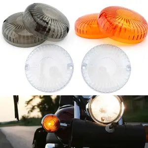 Yamaha V-Star 1100/650/royal Star/v-Max Turn Signal Indicator Lenses Cover Set, Fits All Years, 2-Piece Kit, High-Quality Replacement Parts