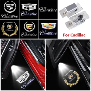 Cadillac Style LED Logo Projection Light, Led Car Lights, Car Door Welcome Decoration, Anti-Oxidation, Fits Ats-L/xts/srx Models, No Ca Prop 65 Warning