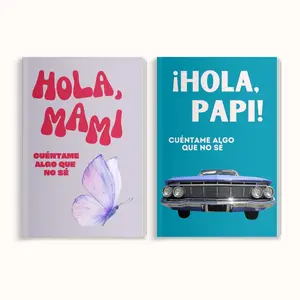 Hola Mami y Papi Cuéntame Algo Que  No Sé - Hey Mom and Dad! Tell Me Something I Don't Know Journals - 2 Book Bundle Paperback Keepsake Gift for Mom and Dad by LARKINROAD