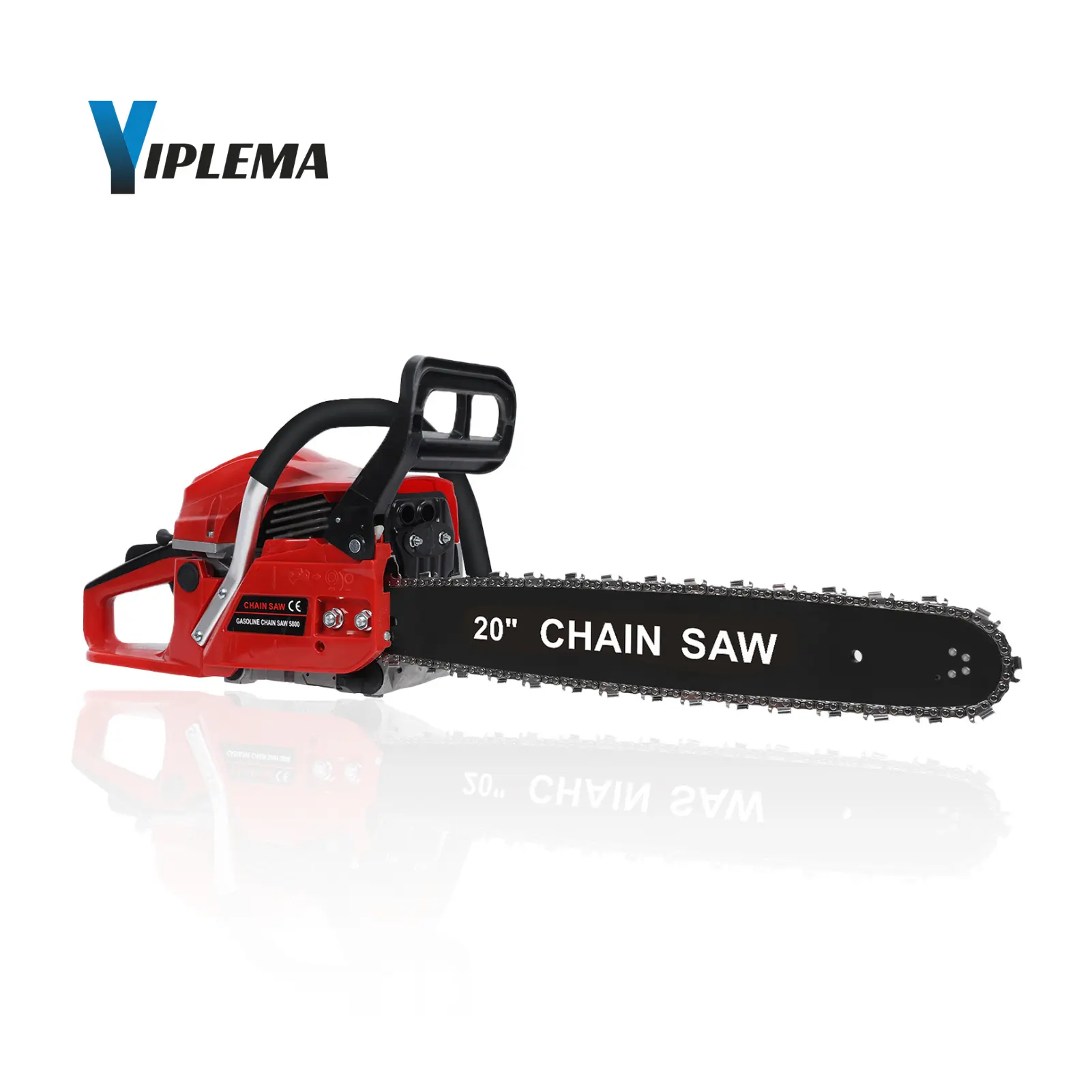 【Summerfinds】YIPLEMA 58cc 20 Inch Gas Chainsaw, Gas Power Chainsaw Gas Chain Saw High Power Multifunction Wood Chainsaw for Trees Wood Farm Garden Ranch Metal