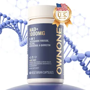 OWNONE NAD+1000MG5IN1Supplement for Skin Aging & Brain HealthSupport |Supports Cellular Repair, Energyand Focus Nicotinamide Riboside,PQQTMG, Resveratrol & Quercetin 5 in 1|60VEGETARIAN CAPSULES MOTHERSDAY MOTHERHOOD MOTHERSDAYIFT