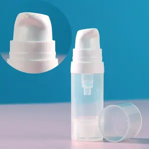 3pcs Hypoallergenic Frosted Vacuum Airless Pump Bottle for Lotion & Serum - Travel-Friendly, Hand-Wash Only Storage Bottles