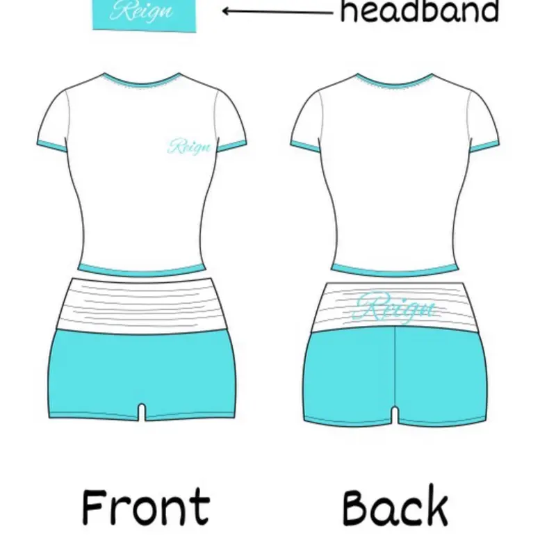 Blue Headband Set