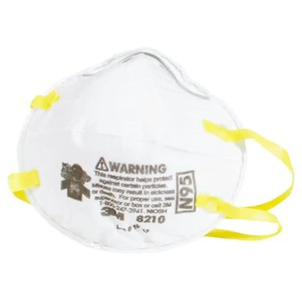 3M 8210PP20-DC N95 Particulate Filter Safety Mask, Dustproof for DIY Sanding, 20 per Box with Protection Function