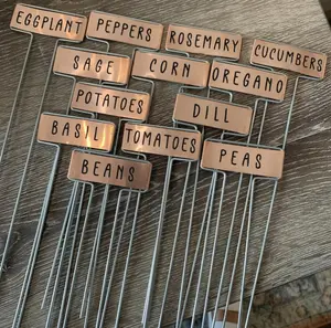 Bulk Packs of Copper Plant Tags for Gardens and Plants Bulk Packs of Copper Plant Tags for Gardens and Plants
