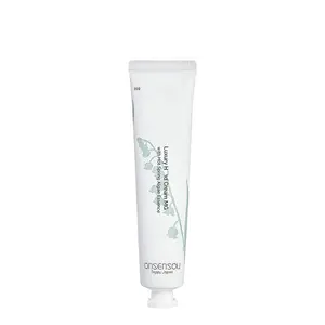 Onsensou Muguet Hand Cream with Mild Spring Algae Essence 35g - Pearl Essence Collagen & Hydrolyzed Silk for Radiant Skin Hydration