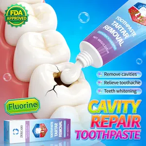 ZKRICARO hydroxyapatite toothpaste, powerfully repairs tooth enamel and micro-cracks, provides advanced anti-cavity and anti-caries protection, removes tartar and plaque, and freshens breath for 12 hours. Daily oral care for the whole family.