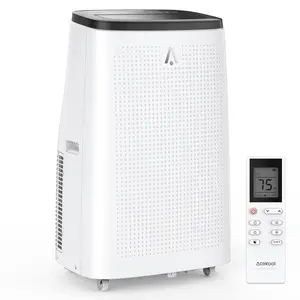 GARVEE 14000 BTU Portable Air Conditioners,Portable AC Unit with Remote Control,4-IN-1 Energy Efficient AC Unit,Cools Room Up to 750 Sq.Ft,for Large Room, Campervan,Temporary Space,Window Kit Included