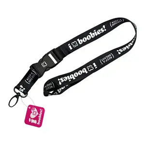 i love boobies! Lanyard - Night