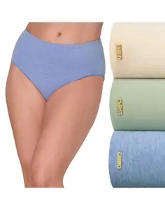 Bali Underwear Briefs Pack, 3-Pack, Light Tummy Support, Cotton Collection Women's